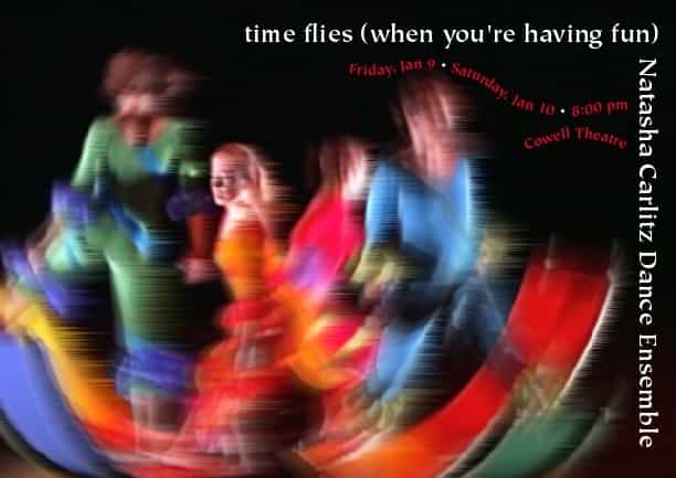 images from dance show Time Flies (when you're having fun)
