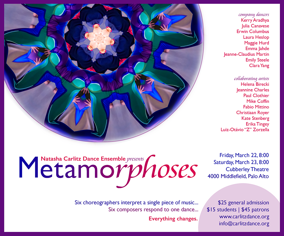 images from dance show Metamorphoses